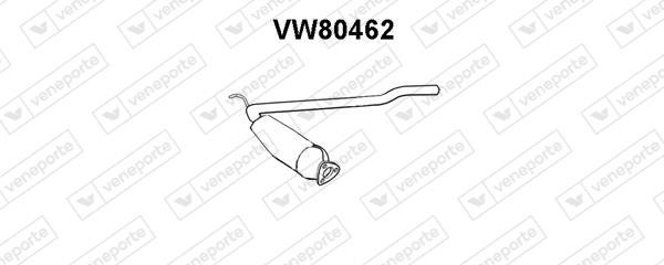 Veneporte VW80462 Резонатор VW80462: Купити в Україні - Добра ціна на EXIST.UA!