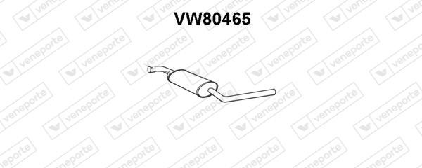 Veneporte VW80465 Резонатор VW80465: Приваблива ціна - Купити в Україні на EXIST.UA!