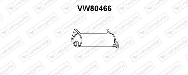 Veneporte VW80466 Глушник, середня частина VW80466: Купити в Україні - Добра ціна на EXIST.UA!