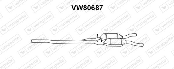 Veneporte VW80687 Резонатор VW80687: Купити в Україні - Добра ціна на EXIST.UA!