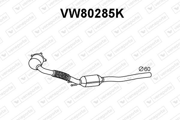 Veneporte VW80285K Каталізатор VW80285K: Купити в Україні - Добра ціна на EXIST.UA!