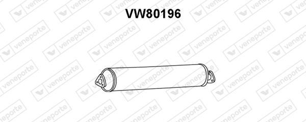 Veneporte VW80196 Резонатор VW80196: Купити в Україні - Добра ціна на EXIST.UA!