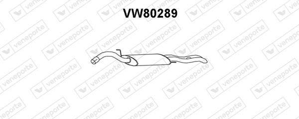 Veneporte VW80289 Глушник, задня частина VW80289: Купити в Україні - Добра ціна на EXIST.UA!