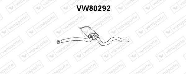 Veneporte VW80292 Резонатор VW80292: Купити в Україні - Добра ціна на EXIST.UA!