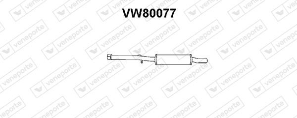 Veneporte VW80077 Резонатор VW80077: Купити в Україні - Добра ціна на EXIST.UA!