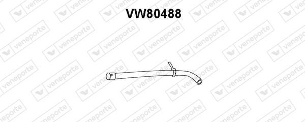 Veneporte VW80488 Вихлопна труба VW80488: Купити в Україні - Добра ціна на EXIST.UA!