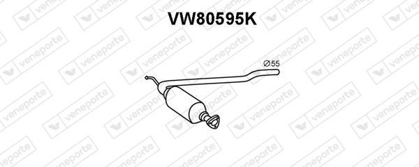 Veneporte VW80595K Каталізатор VW80595K: Купити в Україні - Добра ціна на EXIST.UA!