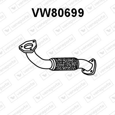 Veneporte VW80699 Вихлопна труба VW80699: Купити в Україні - Добра ціна на EXIST.UA!