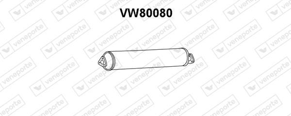 Veneporte VW80080 Резонатор VW80080: Купити в Україні - Добра ціна на EXIST.UA!