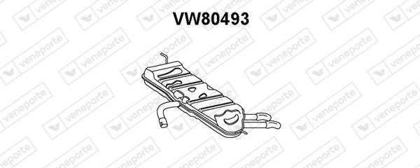 Veneporte VW80493 Глушник, задня частина VW80493: Купити в Україні - Добра ціна на EXIST.UA!