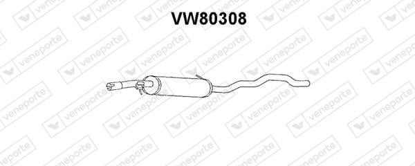 Veneporte VW80308 Резонатор VW80308: Купити в Україні - Добра ціна на EXIST.UA!