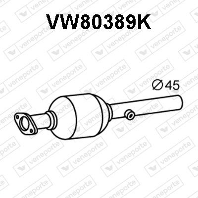 Veneporte VW80389K Каталізатор VW80389K: Купити в Україні - Добра ціна на EXIST.UA!
