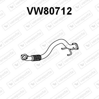 Veneporte VW80712 Вихлопна труба VW80712: Приваблива ціна - Купити в Україні на EXIST.UA!