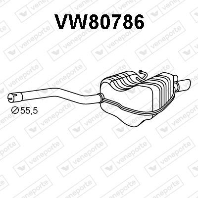 Veneporte VW80786 Амортизатор VW80786: Купити в Україні - Добра ціна на EXIST.UA!
