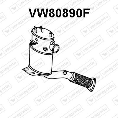 Veneporte VW80890F Фільтр сажевий DPF VW80890F: Купити в Україні - Добра ціна на EXIST.UA!