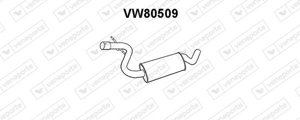 Veneporte VW80509 Глушник, середня частина VW80509: Приваблива ціна - Купити в Україні на EXIST.UA!