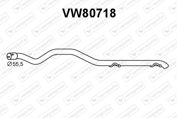Veneporte VW80718 Вихлопна труба VW80718: Купити в Україні - Добра ціна на EXIST.UA!