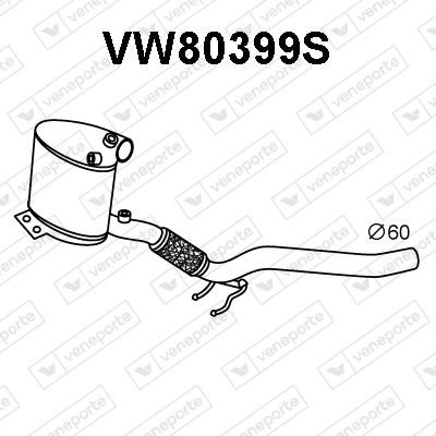 Veneporte VW80399S Фільтр сажевий DPF VW80399S: Купити в Україні - Добра ціна на EXIST.UA!
