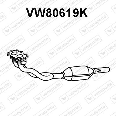 Veneporte VW80619K Каталізатор VW80619K: Приваблива ціна - Купити в Україні на EXIST.UA!