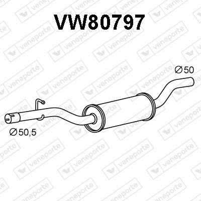 Veneporte VW80797 Амортизатор VW80797: Купити в Україні - Добра ціна на EXIST.UA!