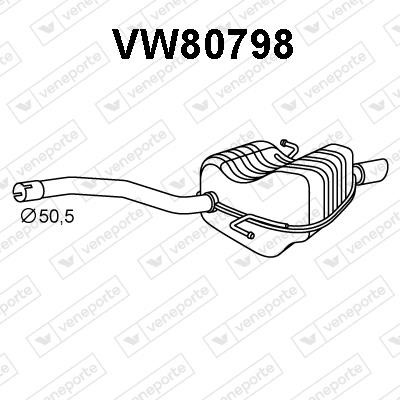 Veneporte VW80798 Амортизатор VW80798: Купити в Україні - Добра ціна на EXIST.UA!