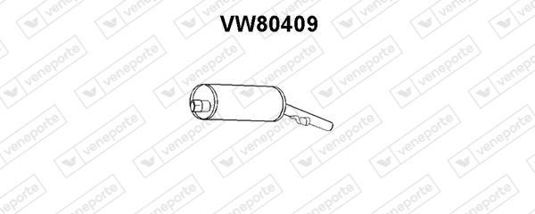 Veneporte VW80409 Глушник, задня частина VW80409: Купити в Україні - Добра ціна на EXIST.UA!