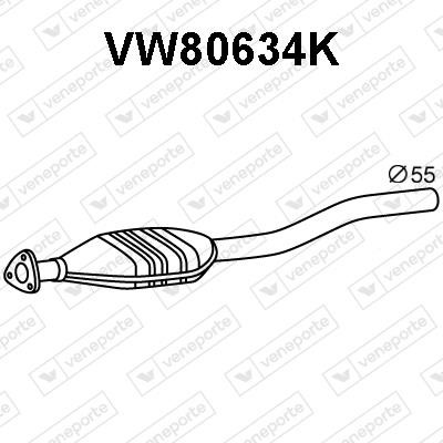 Veneporte VW80634K Каталізатор VW80634K: Купити в Україні - Добра ціна на EXIST.UA!