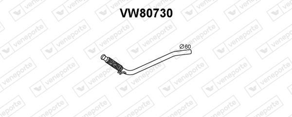 Veneporte VW80730 Вихлопна труба VW80730: Купити в Україні - Добра ціна на EXIST.UA!