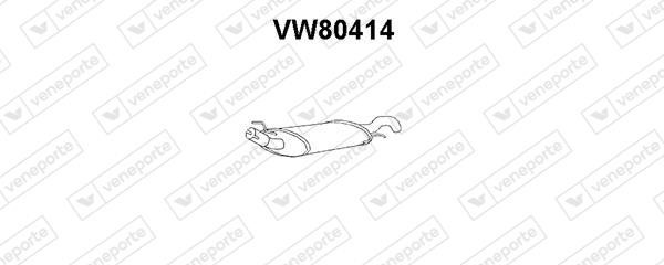 Veneporte VW80414 Глушник, задня частина VW80414: Купити в Україні - Добра ціна на EXIST.UA!