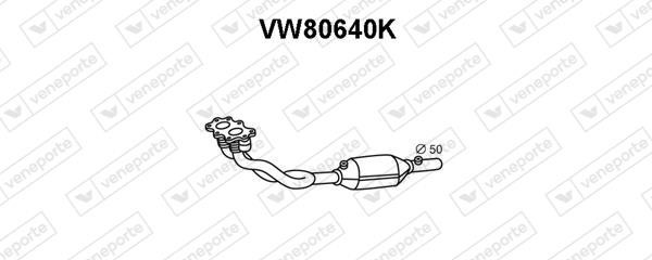 Veneporte VW80640K Каталізатор VW80640K: Купити в Україні - Добра ціна на EXIST.UA!