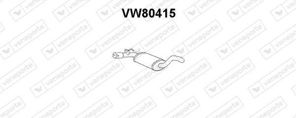Veneporte VW80415 Резонатор VW80415: Купити в Україні - Добра ціна на EXIST.UA!