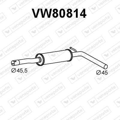 Veneporte VW80814 Амортизатор VW80814: Купити в Україні - Добра ціна на EXIST.UA!
