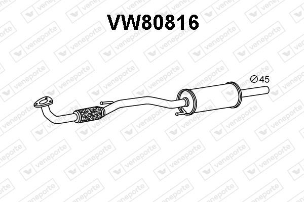 Veneporte VW80816 Амортизатор VW80816: Приваблива ціна - Купити в Україні на EXIST.UA!