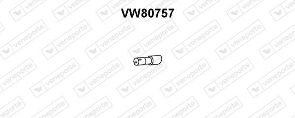 Veneporte VW80757 Вихлопна труба VW80757: Приваблива ціна - Купити в Україні на EXIST.UA!