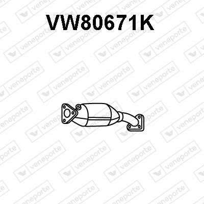 Veneporte VW80671K Каталізатор VW80671K: Купити в Україні - Добра ціна на EXIST.UA!