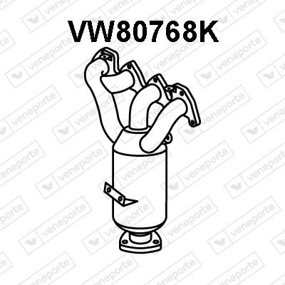 Veneporte VW80768K Каталізатор VW80768K: Купити в Україні - Добра ціна на EXIST.UA!
