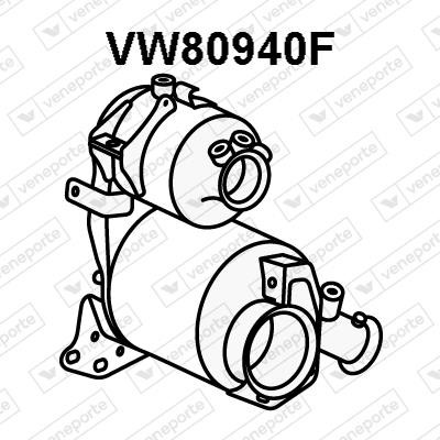 Veneporte VW80940F Фільтр сажевий DPF VW80940F: Купити в Україні - Добра ціна на EXIST.UA!