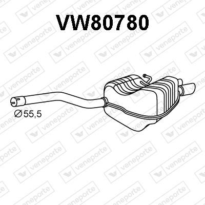 Veneporte VW80780 Амортизатор VW80780: Купити в Україні - Добра ціна на EXIST.UA!