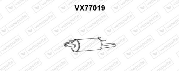 Veneporte VX77019 Глушник, задня частина VX77019: Купити в Україні - Добра ціна на EXIST.UA!