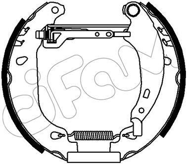 Cifam 151-435 Колодки гальмівні барабанні, комплект 151435: Купити в Україні - Добра ціна на EXIST.UA!