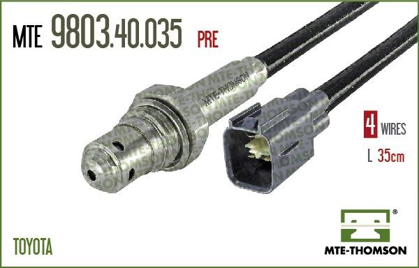 MTE-Thomson 980340035 Датчик кисневий / Лямбда-зонд 980340035: Купити в Україні - Добра ціна на EXIST.UA!
