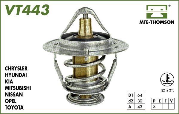 MTE-Thomson VT443.78 Термостат, охолоджувальна рідина VT44378: Купити в Україні - Добра ціна на EXIST.UA!