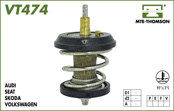 MTE-Thomson VT474.95 Термостат, охолоджувальна рідина VT47495: Купити в Україні - Добра ціна на EXIST.UA!
