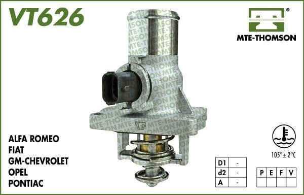 MTE-Thomson VT626.105 Термостат, охолоджувальна рідина VT626105: Купити в Україні - Добра ціна на EXIST.UA!