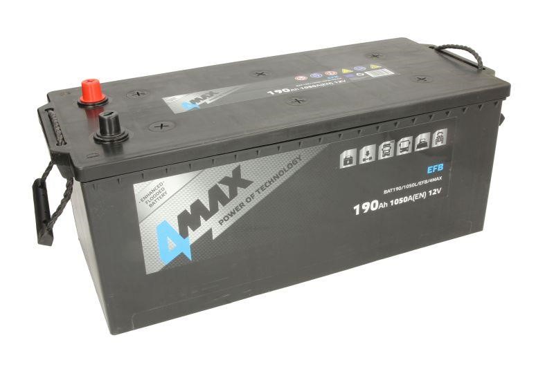 Акумулятор 4max EFB 12В 190Аг 1050А(EN) L+ 4max BAT190&#x2F;1050L&#x2F;EFB&#x2F;4MAX
