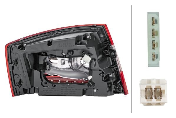 Ліхтар задній Hella 2SK 012 881-061