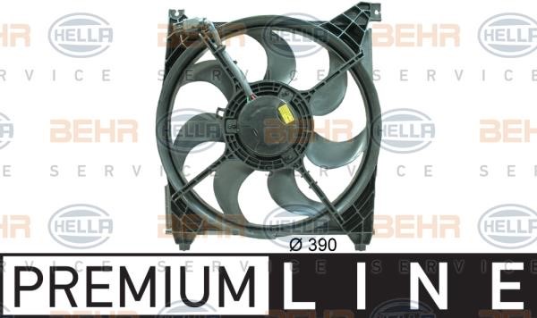 Hella 8EW 351 034-471 Вентилятор, система охолодження двигуна 8EW351034471: Купити в Україні - Добра ціна на EXIST.UA!