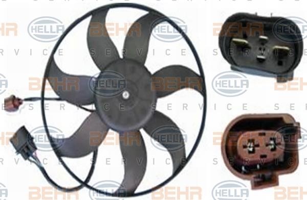 Hella 8EW 351 039-791 Вентилятор радіатора охолодження 8EW351039791: Купити в Україні - Добра ціна на EXIST.UA!