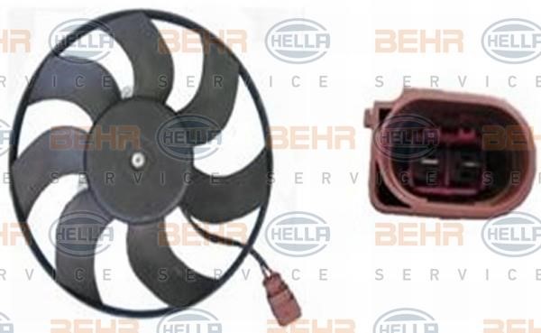 Hella 8EW 351 040-061 Вентилятор радіатора охолодження 8EW351040061: Купити в Україні - Добра ціна на EXIST.UA!