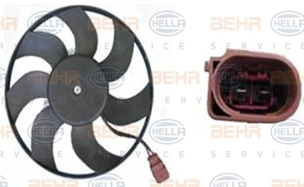 Hella 8EW 351 040-064 Вентилятор, система охолодження двигуна 8EW351040064: Купити в Україні - Добра ціна на EXIST.UA!